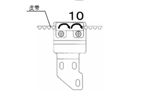 雙開玻璃自動(dòng)門皮帶安裝說(shuō)明