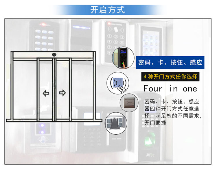 玻璃自動(dòng)感應(yīng)門(mén)開(kāi)啟方式